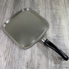 Vintage Saladmaster 11” Stainless Steel Square Griddle Skillet Flat Fry Pan USA picture