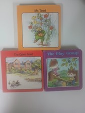 Vintage 1980s Board Book Lot Mr Toad Open Road Play Group Children’s Books Retro picture