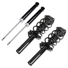Front Complete Struts + Rear Shock Absorbers 2006-2013 Volkswagen GTI Set of 4 picture