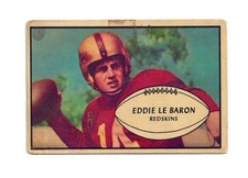 1953 Bowman Football #1 - Eddie Le Baron (RC) Washington Redskins picture