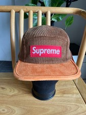 Supreme Men's Orange Brim Baseball Cap Adjustable picture