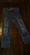 Levi's 501 Men's Straight Leg Jeans 32x30 Blue Button Fly picture