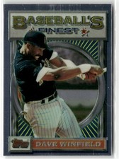 1993 Topps Finest Dave Winfield #162 EX picture