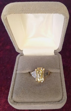Vintage 1961 Jostens 10K Gold High School Class Ring Covina California USA 6.5 picture