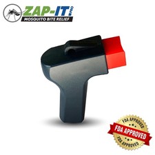 ZAP-IT Mosquito Bite Relief Anti-Itch Zapper Chemical-Free Black/Red New picture