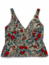 Vintage Victoria’s Secret My Girl Tattoo Mesh Cami M Y2K 2004 picture