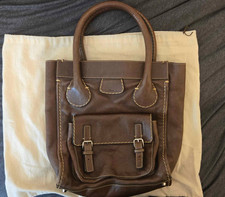 Authentic 2006 Chloe Large Edith Tote in Brown picture