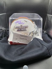 2026 WWE Fanatics Trick Williams Mini Helmet Auto 9/10 picture
