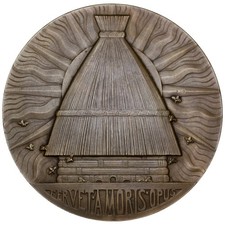 FRANCE Art Deco Léopold Mabilleau 1920 bronze Medal / by Pierre-Marie Poisson picture