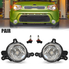 Fits Kia Soul 2014-2016 Front Fog lights Lamps Assembly W/Bulbs Right&Left Side picture