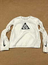USED- Nike ACG Dri-FIT Radical Airflow Men's L White Long Sleeve Shirt picture