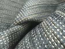 Woven Chenille Blues/Black/ Gray/White Designtex