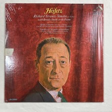 JASCHA HEIFETZ Strauss: Sonata (In E-flat) 1966 Vinyl LP RCA LM-2860 - VG+ picture