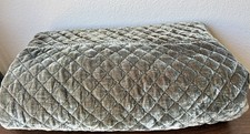 Vintage Bella Notte San Francisco Quilted Velvet Coverlet Bedspread 88x90 Queen picture