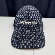 Masters American Needle Strapback Hat Navy Blue All Over Print Golf picture