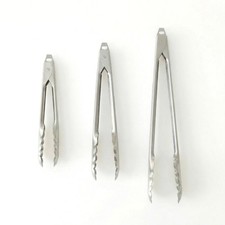 3-Pack Stainless Steel Tongs Set (7