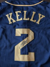 Gavin Kelly Autographed Jersey Signed Custom West Virginia Baseball MLB Draft picture
