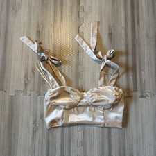 NWT Garage Women's Brielle Velvet Bustier picture