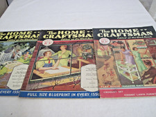 3 Home Craftsman Mags  1932 Vol 1, # 4 & 5 - 1933 Vol 2, # 4 Blueprints Woodwork picture