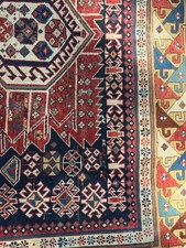 Antique Armenian Caucasian  rug 10' x 5' picture