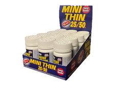 12-30ct BOTTLES MINI THIN 25/50 EF ENERGY BOOSTER ( 180 ) PILLS picture