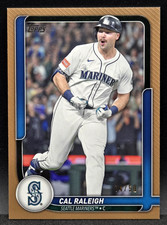 2026 Topps Cal Raleigh #43 Gold Numbered 14/50 picture