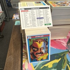 Marvel Universe Series 1 Trading Cards Complete Base Set 1990 Impel picture