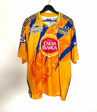 Tigres UANL 1997 1998 Home Jersey Atletica Vintage Liga MX Soccer Shirt Rare picture