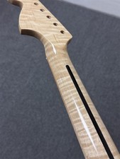 22 fret AAAA flame Maple Electric Guitar neck natural gloss part big head picture