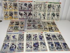 1993 McDonald's NFL GameDay 44 Uncut Sheets 264 Cards Lions Barry Sanders Rice picture