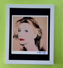 ANDY WARHOL + 1984 SIGNED + JOAN SCHNITZER + POP ART  MOUNTED & FRAMED BUY NOW picture