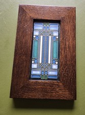Motawi Tileworks Frank Lloyd Wright Skylight 4″×8″ Decorative Tile with Frame picture