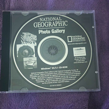 Vintage 1997 National Geographic Photo Gallery CD-ROM for Windows 95/3.1 picture