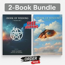 Book of Wisdom Volumes 1 & 2 by Harry B. Joseph 2-Book Spiritual Set USA picture