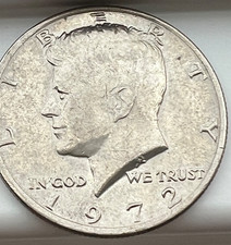 RARE 1972 Kennedy Half Dollar - No Mint Mark, Multi Errors picture