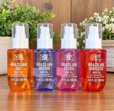 NEWLY RELEASED SPA Luxury Brazilian Body Oil Set – 4 Scents – 3.4 oz Each picture