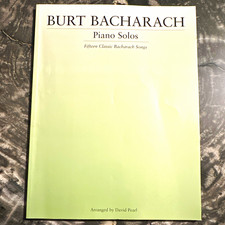 Amsco Burt Bacharach Piano Solos Sheet Music Songbook 15 Classic Songs Jazz picture