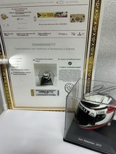 Kimi Raikkonen Signed Renault 2012 Helmet Scale 1/5 + COA picture