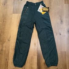 Vtg Nils Ski Pants Womens 10 Snow Suit Jessica Insulated 90s Green NWT NOS picture