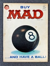 Vintage MAD Magazine #81 September 1963 Magic 8-Ball Cover Grade VG 4.0 picture