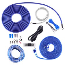 NEW SKAR AUDIO 4 GAUGE 1500 WATT OFC AMPLIFIER WIRING KIT W/ RCA (SKAR4ANL-OFC) picture