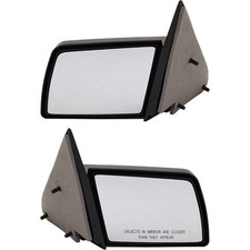 Mirrors Manual Glass Adjust For 88-99 Chevy K1500 88-99 C1500 LH RH Paintable picture
