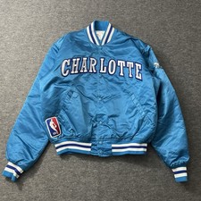 Vtg Starter Charlotte Hornets Satin Jacket Men’s XL Blue NBA Basketball 90s  picture