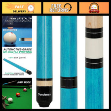 3-Piece Heavy Jump Break Cue Stick Set, Adjustable Weights, Pool Billiards Acces picture