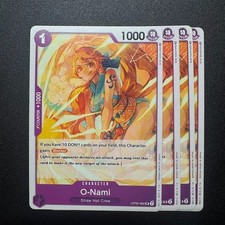 4x O-Nami OP05-062 - One Piece TCG English Playset Near Mint Nami picture