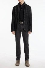 John Varvatos Men's Tapered Dani Wash Black Jeans 33 NEW $248 J704DZ1-EBMC picture