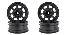 DE Racing Speedway Front Buggy Wheels Black Associated B6 & CW Oval DER-DSB-AFB picture