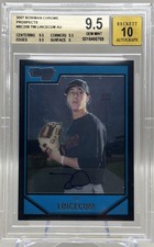 2007 Bowman Chrome Prospects Tim Lincecum #BC238 BGS 9.5 GEM MINT Rookie Auto RC picture