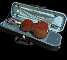 VIOLINS-NEW SOLID BIRDS EYE MAPLE 4/4 FULL-SIZE PROFESSIONAL VIOLIN/FIDDLE picture