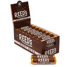 Reed's Root Beer Candy Rolls 24 Count Box Classic American Candy 15 Calories picture